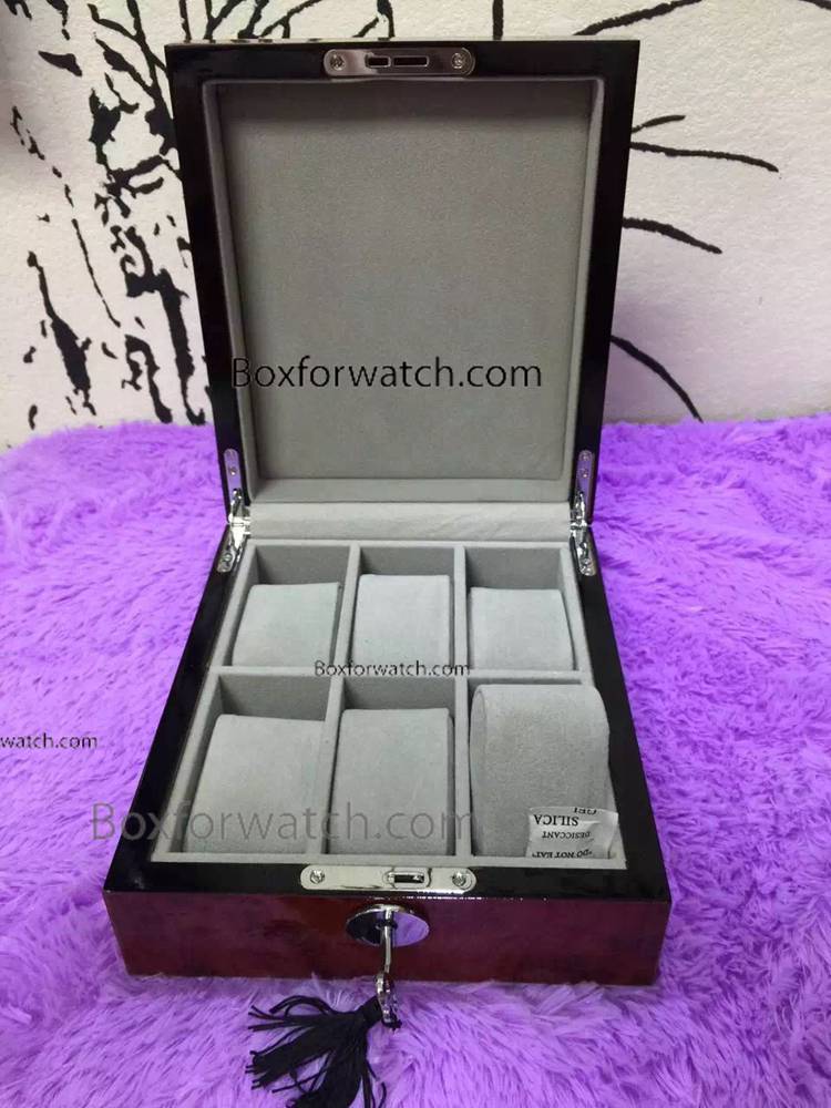 AAA OEM Watch Box dividers for 6 Watches / With the Silver Lock